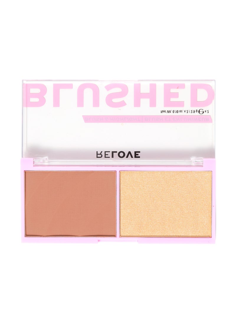 REVOLUTION Relove Colour Play Blushed Duo Kindness - Image 3