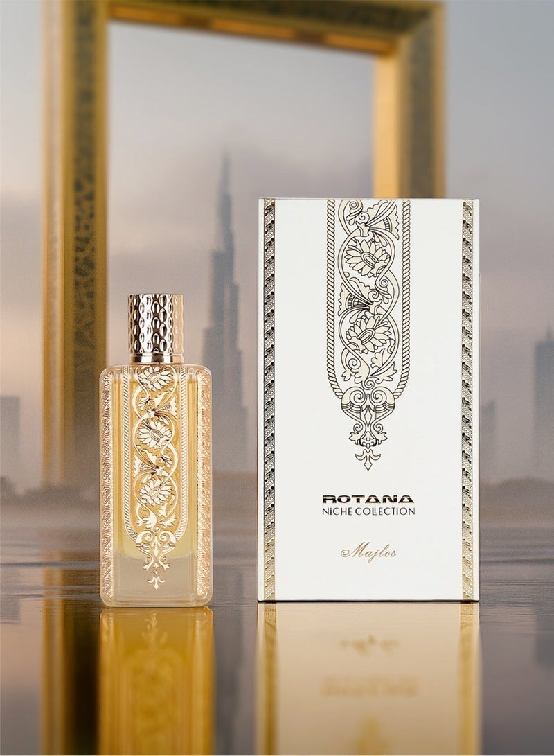 Rotana Perfumes Majles Niche Collection Eau De Parfum 70ml – Luxury Long-Lasting Perfume with Fruity Notes, Violet, Oakmoss & Woods By Rotana - Image 5