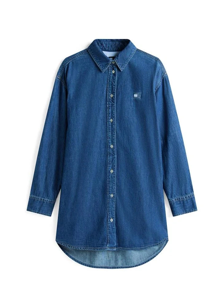 TOMMY JEANS Logo Mini Denim Dress
