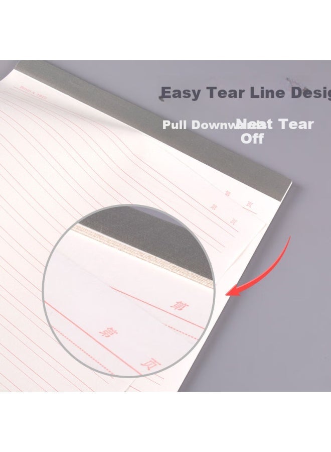 KAISA Dual-Line Letterhead Paper 16K - 30 Sheets, Thickened, 3-Pack - High School Student Learning  Stationery - Image 5