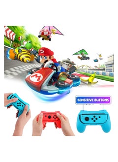 DOBE 18 in 1 Switch Sport Games Accessories Bundle for Nintendo Switch Games, Family Bundle Accessory Kit with Tennis Racket Controller Grips Racing Wheel Bandage Golf Club Wheels Drum Stick Fishing Rod  - Image 2