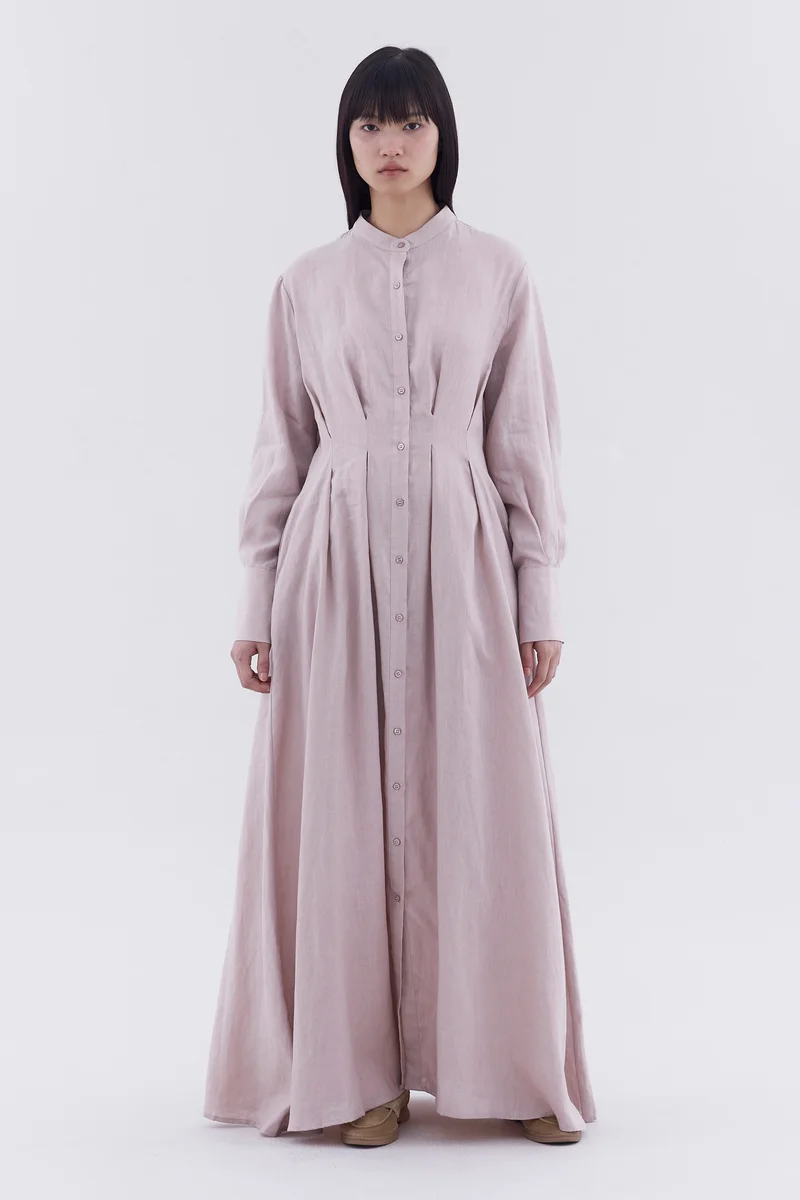 Nolaine Tuck Seam Dress