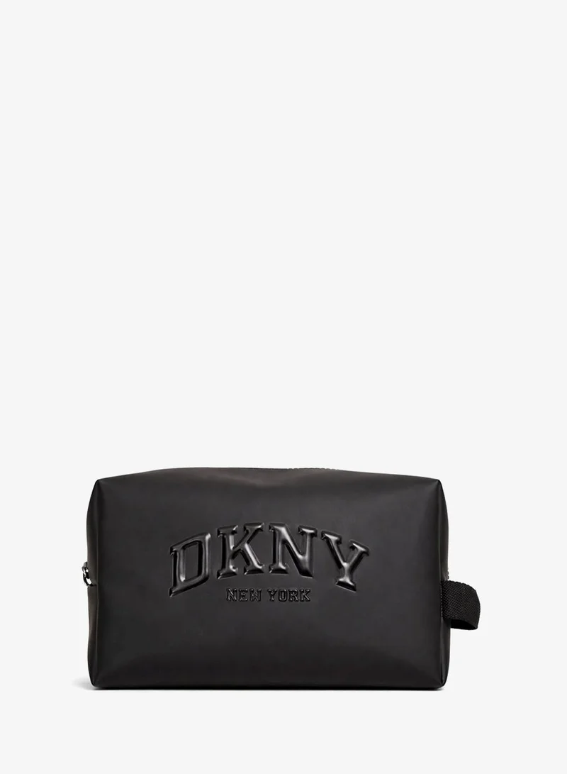 DKNY DKNY Compact Dopp Kit | Multi-Purpose Travel & Daily Organizer for Men | Color Black (DKNY-5172)