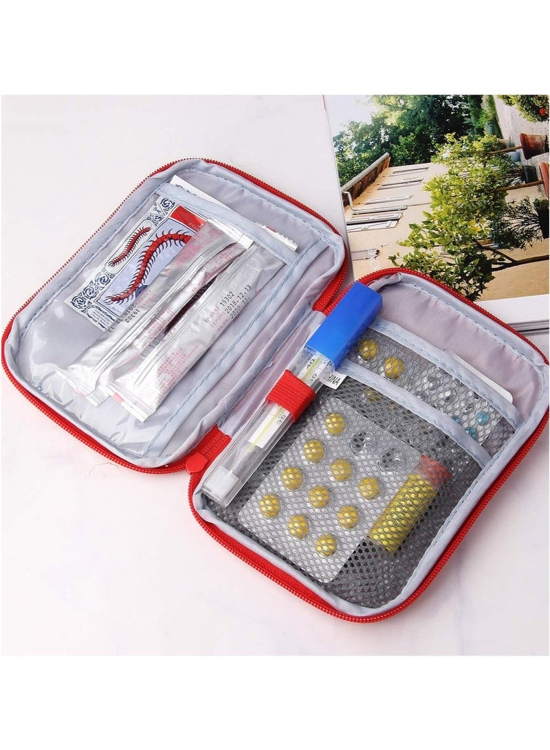 Generic 2Ps Empty First Aid Bags Portable Medical Kit Storage Bag, Travel Medicine Bag First Aid Medical Bag For Outdoor Hunting, Hiking, Camping  - Image 2