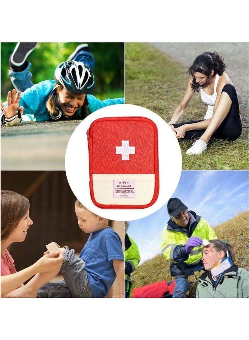 Generic 2Ps Empty First Aid Bags Portable Medical Kit Storage Bag, Travel Medicine Bag First Aid Medical Bag For Outdoor Hunting, Hiking, Camping  - Image 5