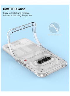 DUSALA Nothing Phone 3a Crystal Clear Back Cover 360 Degree Protection Shock Proof Design Transparent Back Cover Case for Nothing Phone 3a  - Image 3