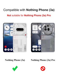 DUSALA Nothing Phone 3a Crystal Clear Back Cover 360 Degree Protection Shock Proof Design Transparent Back Cover Case for Nothing Phone 3a  - Image 2