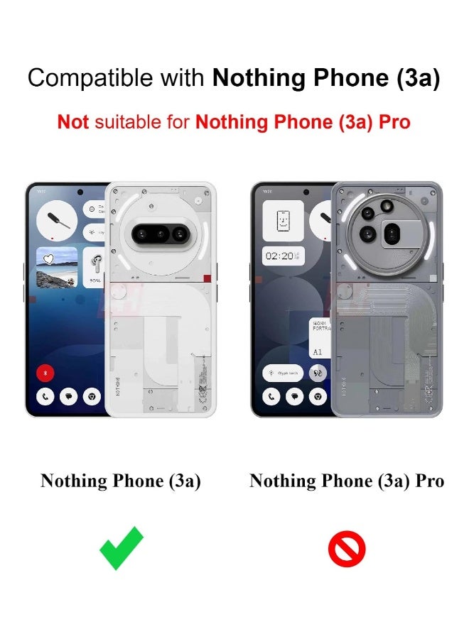 DUSALA Nothing Phone 3a Crystal Clear Back Cover 360 Degree Protection Shock Proof Design Transparent Back Cover Case for Nothing Phone 3a - Image 2