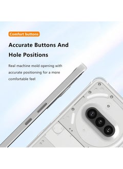 DUSALA Nothing Phone 3a Crystal Clear Back Cover 360 Degree Protection Shock Proof Design Transparent Back Cover Case for Nothing Phone 3a  - Image 5