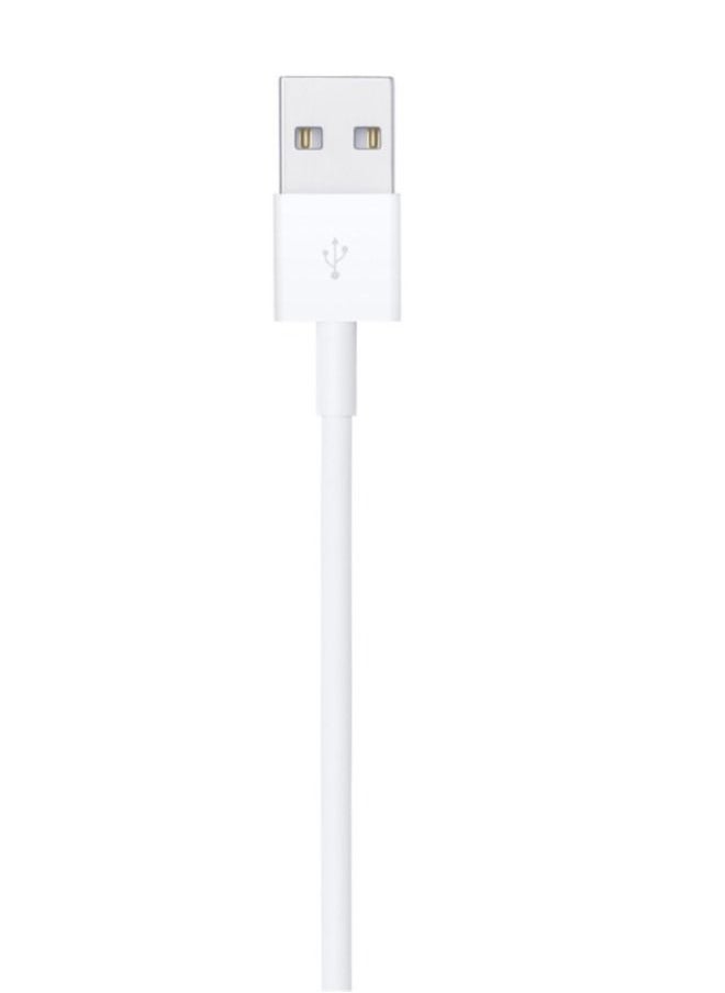 GERLAX - Gerlax USB Cable for Apple 1M Data Sync Charger for iPhone iPad White - Image 1