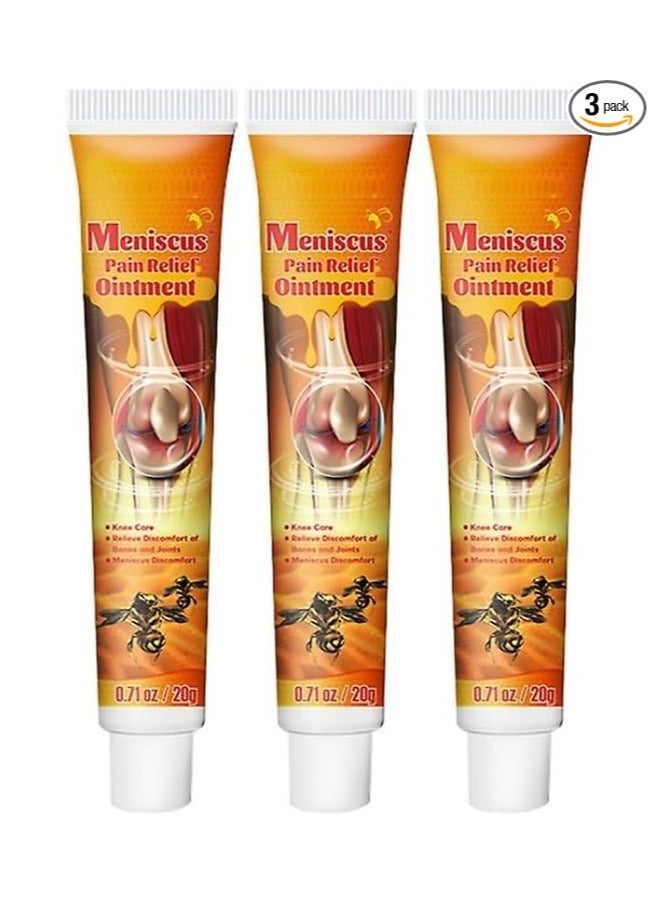 سوميفون 3 عبوات من مرهم تخفيف آلام الغضروف الهلالي - لتخفيف آلام الرقبة والكتفين والظهر والوركين والمفاصل والعضلات والركبتين والقدمين 20 جرامًا*3 - Image 1