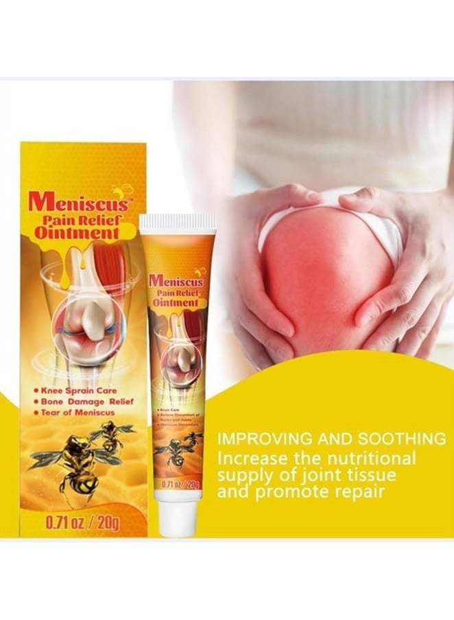 سوميفون 3 عبوات من مرهم تخفيف آلام الغضروف الهلالي - لتخفيف آلام الرقبة والكتفين والظهر والوركين والمفاصل والعضلات والركبتين والقدمين 20 جرامًا*3 - Image 2