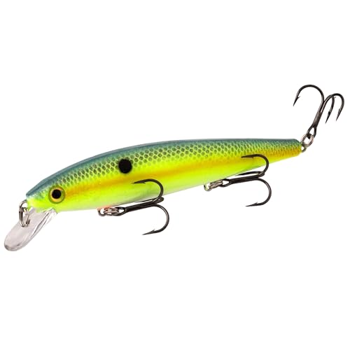 Strike King KVD Jerkbait 3 Hook,Chartreuse Sexy Shad, 0.05 - Image 4