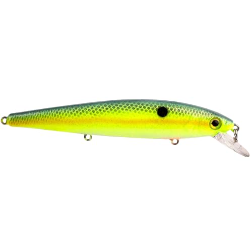 Strike King KVD Jerkbait 3 Hook,Chartreuse Sexy Shad, 0.05 - Image 5