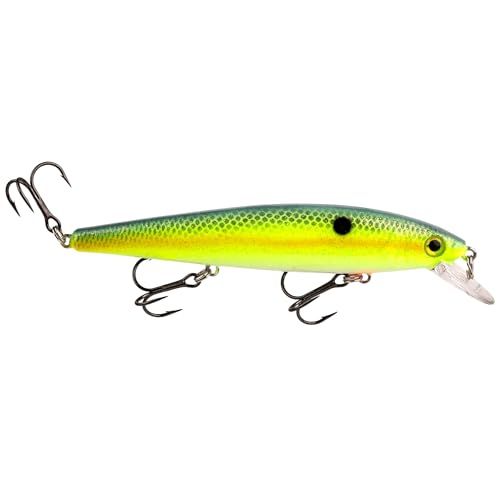 Strike King KVD Jerkbait 3 Hook,Chartreuse Sexy Shad, 0.05 - Image 2