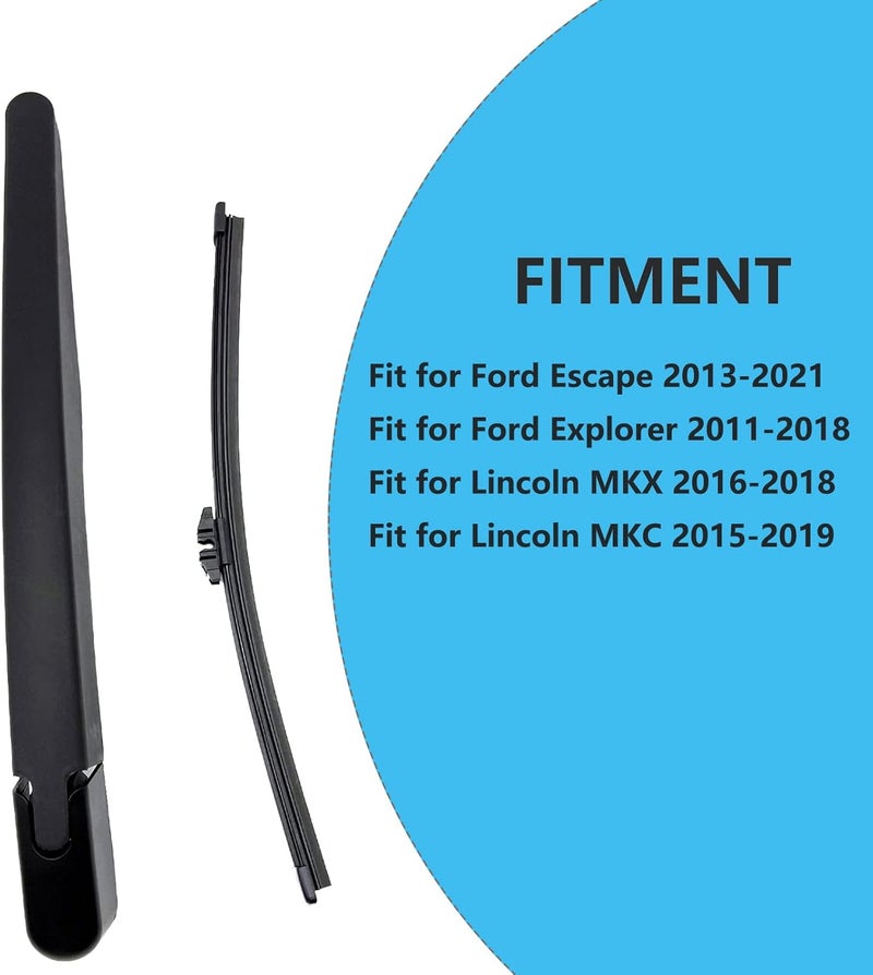 DAZOM Windshield Wiper Arm & Blade Set for Ford Vehicles - Image 2