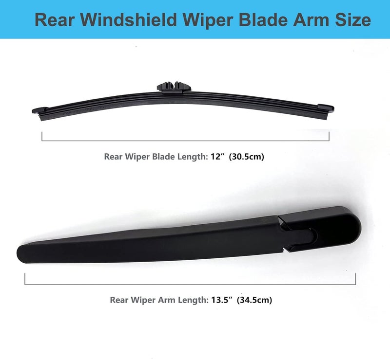 DAZOM Windshield Wiper Arm & Blade Set for Ford Vehicles - Image 3
