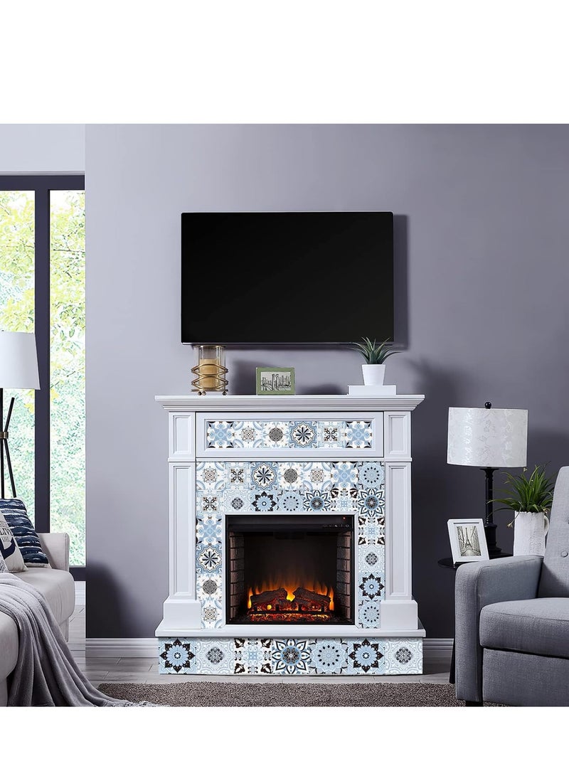 SYOSI ٢٤ قطعة ملصقات بلاط لاصقة ذاتياً قشرية وورق جدران لجزء الطهي وحمام ومدفأة وخزانة ديكور لصنع الواجهة - Image 3