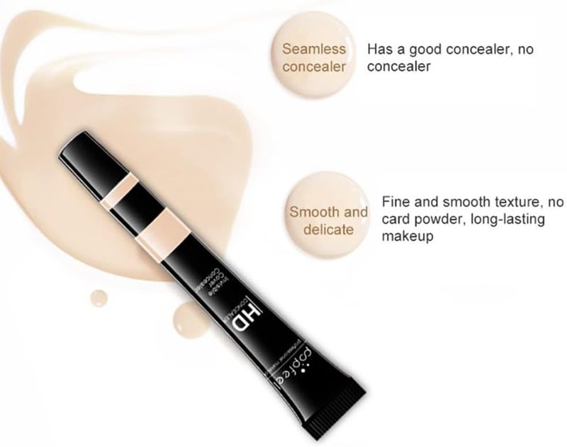 HD Concealer & Corrector Set, 5 Colors Waterproof Full Coverage Creamy Stick Contour for Dark Circles, Wrinkles, and 3D Face Makeup - Image 5