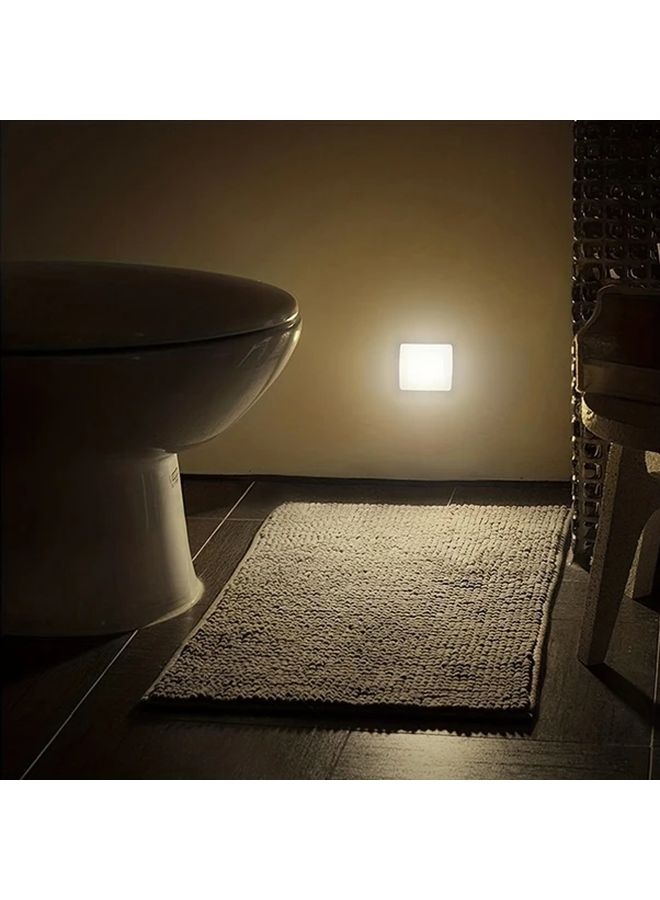 مستشعر الحركة الذكي المربع، ضوء ليلي LED، أبيض، مثبت على الحائط للخزائن والخزانات - Image 4