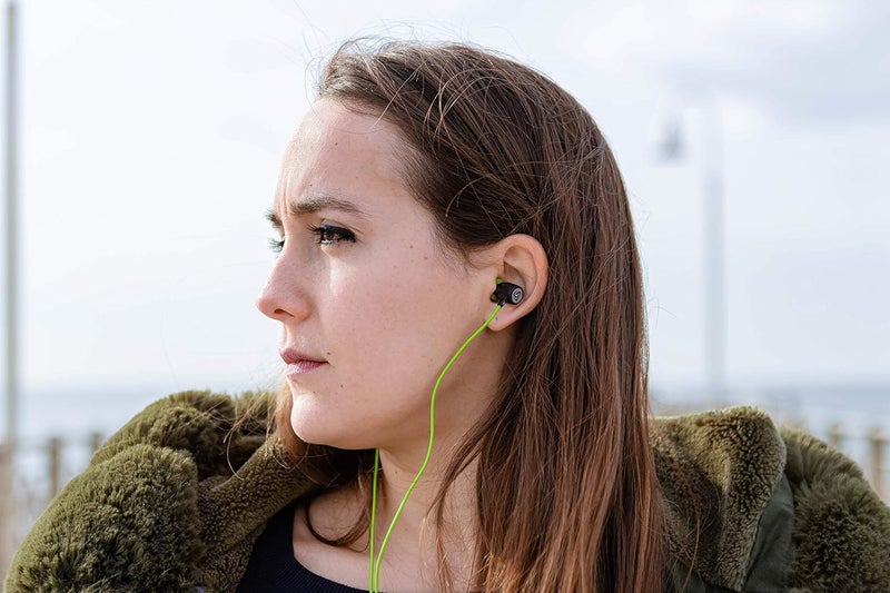LUDOS Ultra Wired Earbuds In-Ear Headphones, 5 Years Warranty, Earphones with Microphone, Noise Isolating Earbuds, Memory Foam for iPhone, Samsung, Students, Kids, Women, Small - Image 4