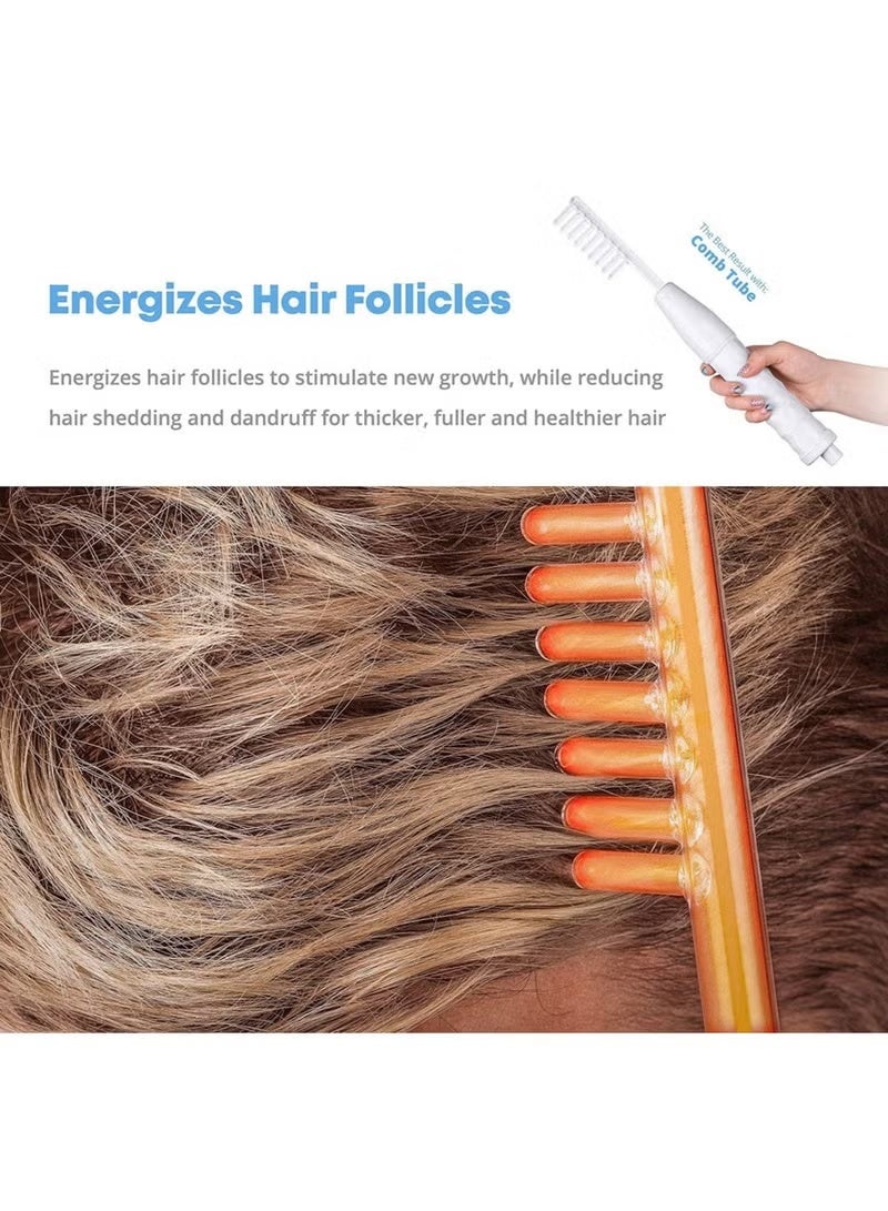 High Frequency Facial Machine, 4 in 1 Electrode Wand Portable Handheld High Frequency Beauty Device for Face Neck and Hair - Image 3