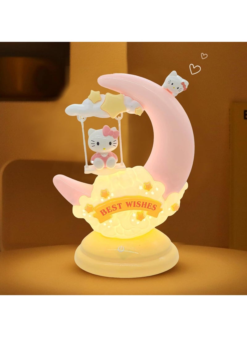 general Hello Kitty Light Night Light Room Decoration Bedroom Decorations Home Lights  - Image 1