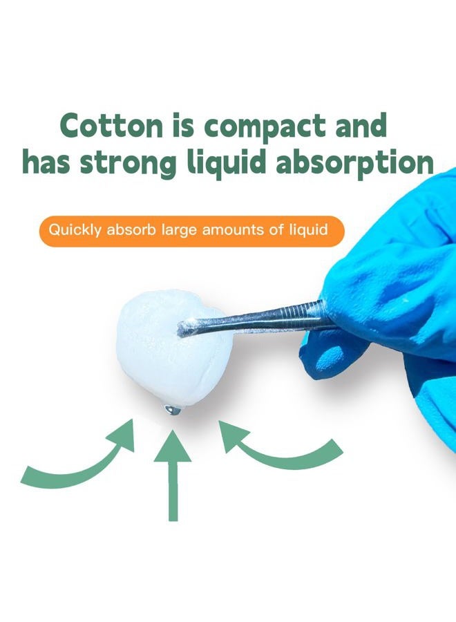 UAN Cotton Balls Sterile – Gentle and 100% Pure Cotton, Ideal for Makeup and Sensitive Skin, Individually Packaged (120 Count) - Image 5