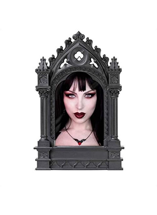 Alchemy NOVIIML Photo Frame, Occult Dark Gothic Home Decor Accessory, Black Ornate Standing Frame, 6"x 4" - Image 2