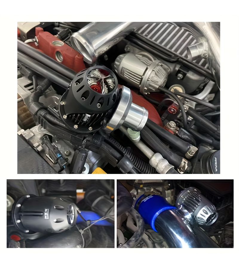Black Turbo Blow Off Valve Automotive Vent Relief For Racing Use - Image 4