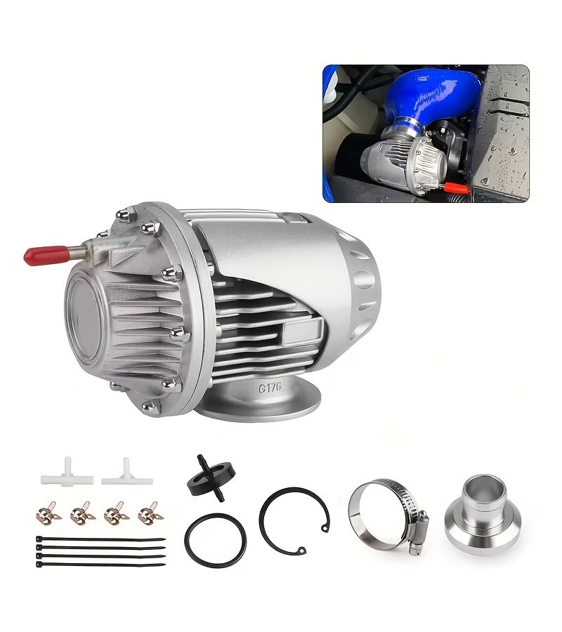 Black Turbo Blow Off Valve Automotive Vent Relief For Racing Use - Image 5