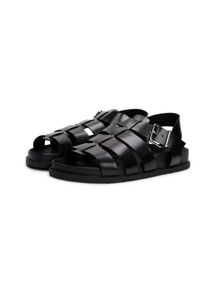 TOMMY JEANS Fisherman Patent Sandals