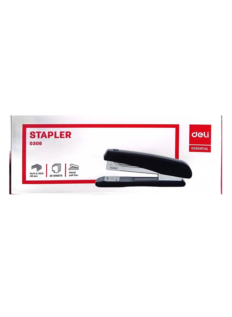Deli Deli 0306 Medium Stapler 26/6 - Image 1