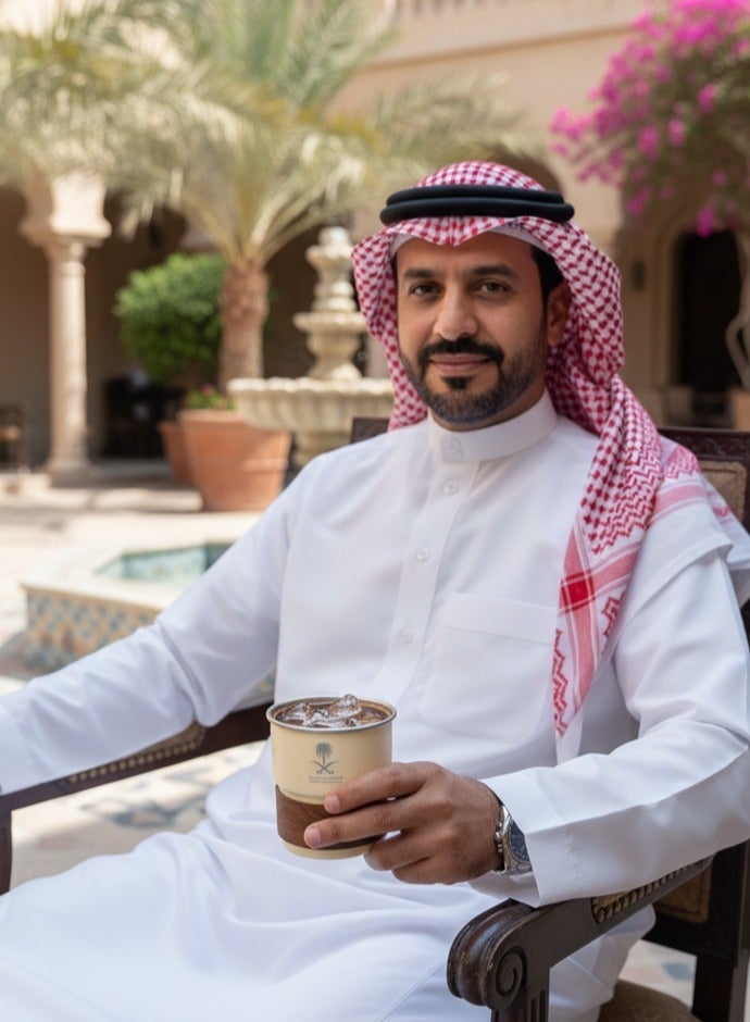 Neox Coffee Mug 304 Stainless Steel Cup Travle Mug -Mug - Saudi Logo Design, Portable Coffee Mug for Hot and Cold Drinks, Includes Straw and Heat Resistant Lid for Home and Outdoor Camping  300ml - Image 2