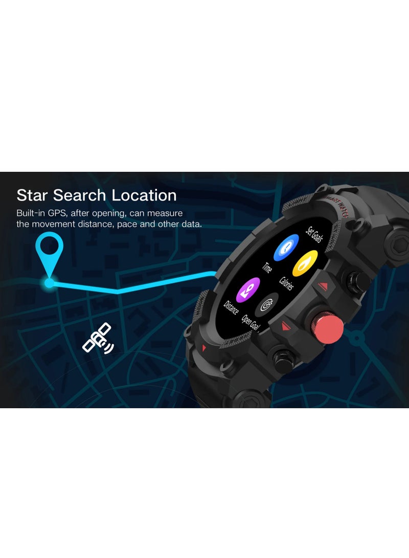 PEJE Smartwatches, 1.39" Watch For Men, Smart Watch For Men (Answer/Make Calls), Ip67 Waterproof Fitness Watch, Fitness Tracker With 123+ Sport Modes, Smartwatch For Android Ios, With spare strap.（Black） - Image 5