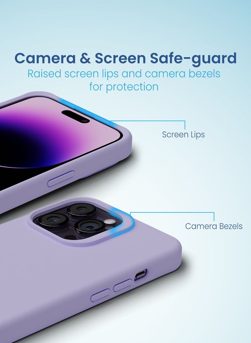 Remson غطاء سيليكوني واقي هجين مغناطيسي من ريمسون ماج-إكس لحماية آيفون 14 برو ماكس (بنفسجي) - Image 3