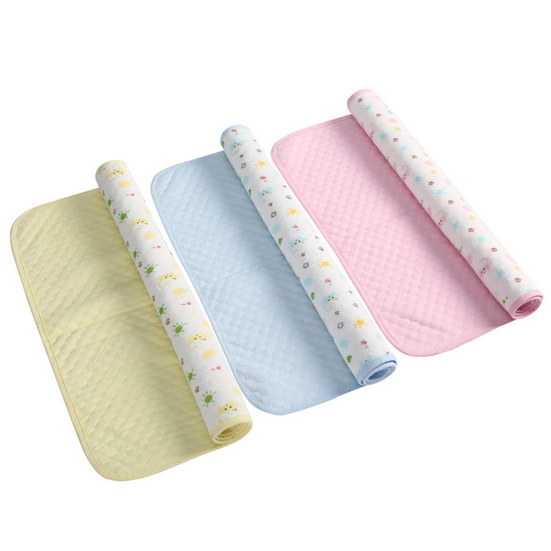 MBJERRY Waterproof Changing Pads Portable - Breathable Leak Proof Mattress Pad Protector Baby Changing Mat for Toddler, Kids Pack of 3 (XL (27.5 x 41.3 Inch)) - Image 5