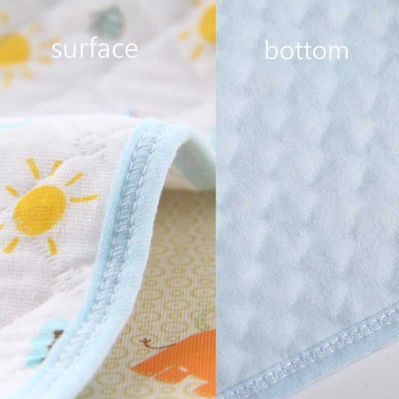 MBJERRY Waterproof Changing Pads Portable - Breathable Leak Proof Mattress Pad Protector Baby Changing Mat for Toddler, Kids Pack of 3 (XL (27.5 x 41.3 Inch)) - Image 4