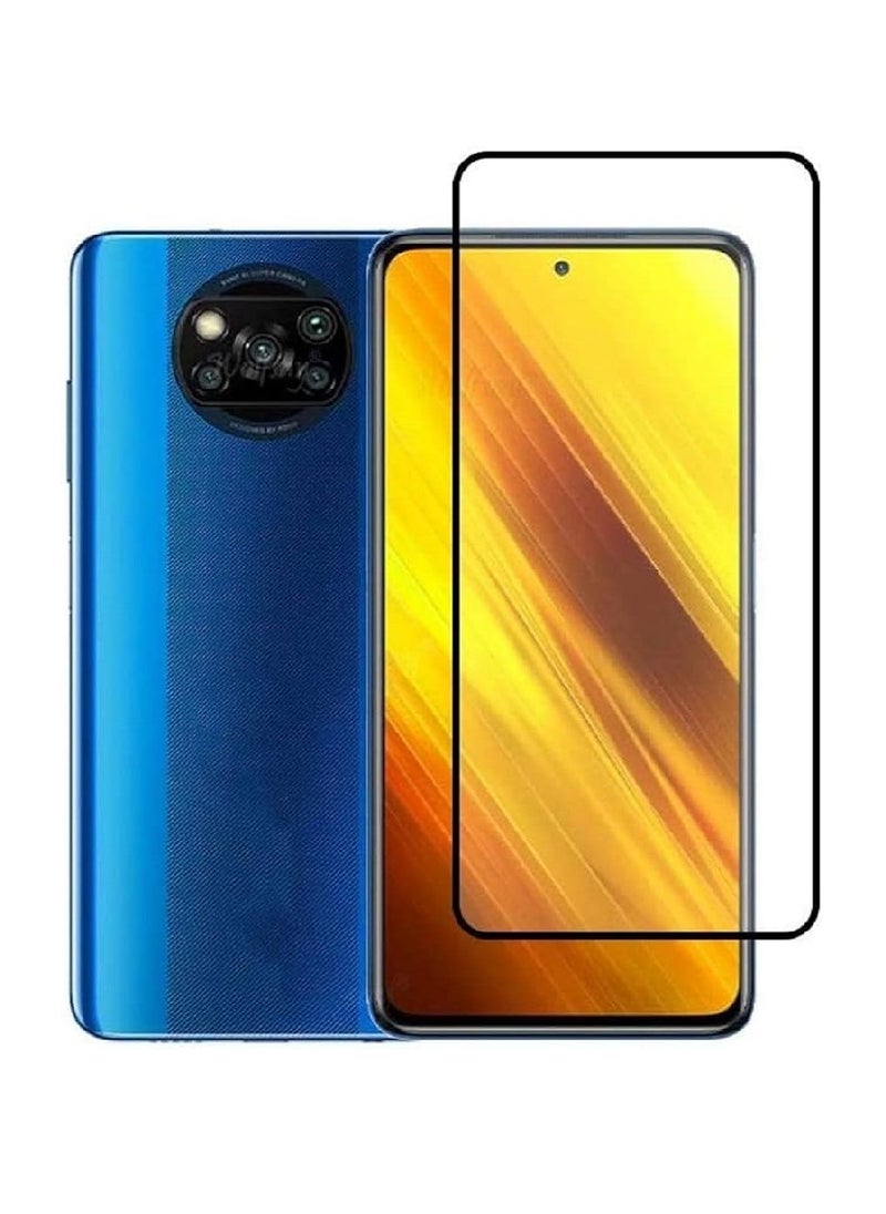 Tempered Glass Screen Protector 5D Designed For Xiaomi Poco X3 Pro Full Glue Edge to Edge Full Screen Coverage And Bubble Free - Image 1