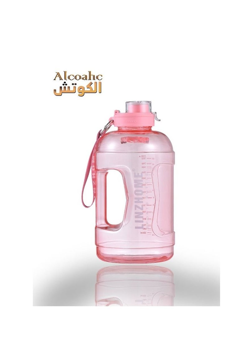 ALCOACH 2.2L Water LINZEHOME Large and Durable for Sport, Leak Proof Time Marker Included for Home or Office Gym and Fitness  - Image 1