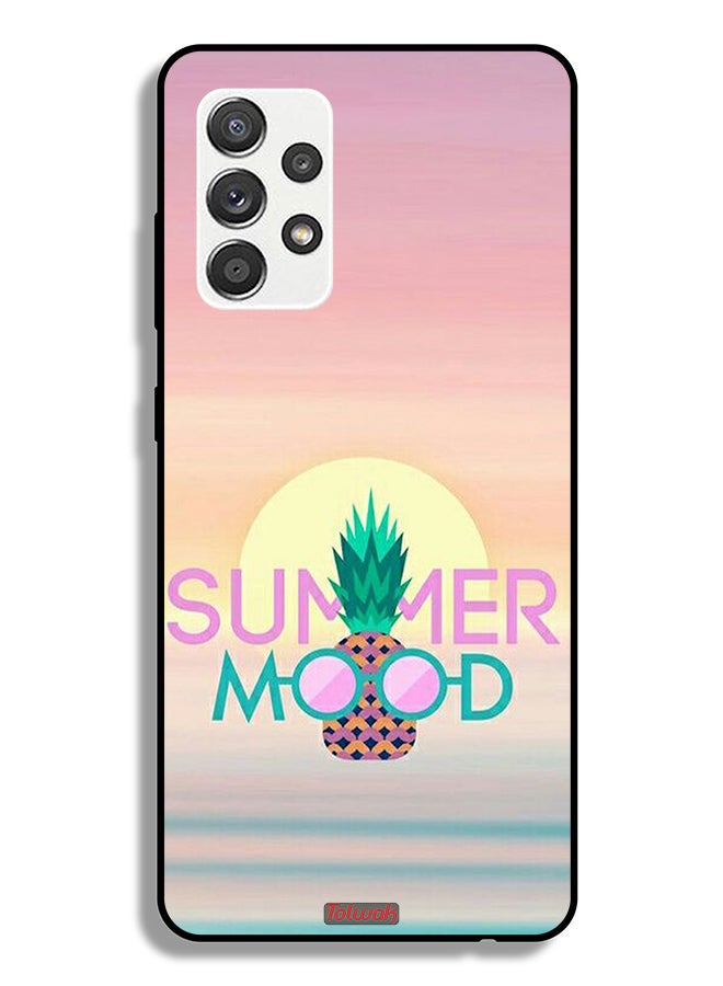Tolwak Samsung Galaxy M32 5G Protective Case Cover Summer Mood - Image 1