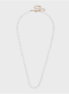 Ginger Layered Shell Pendant Pearl Necklace  - Image 4