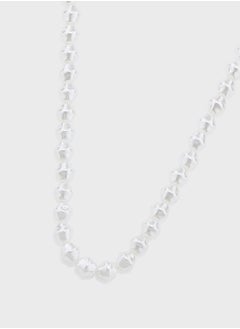 Ginger Layered Shell Pendant Pearl Necklace  - Image 5