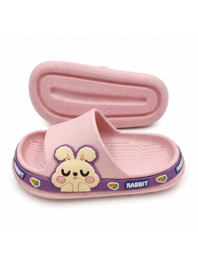 Express footwear Rabbit Slipper for children- Pink - Image 2