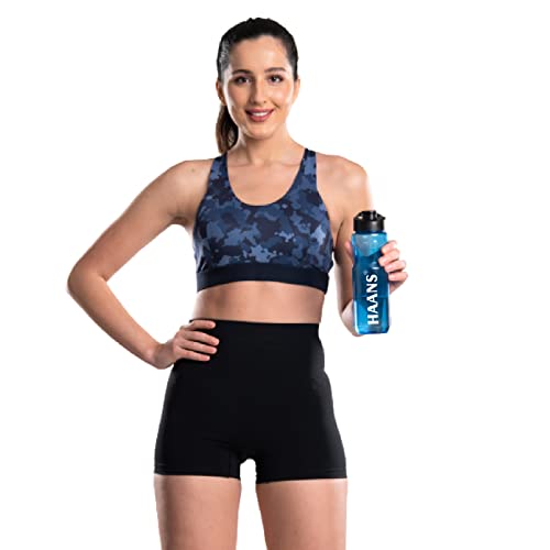 Haans Aqua Gym Protein Shaker Bottle with Easy Mixing Ball 700 Ml Color- Blue (Pack of 1) - Image 3