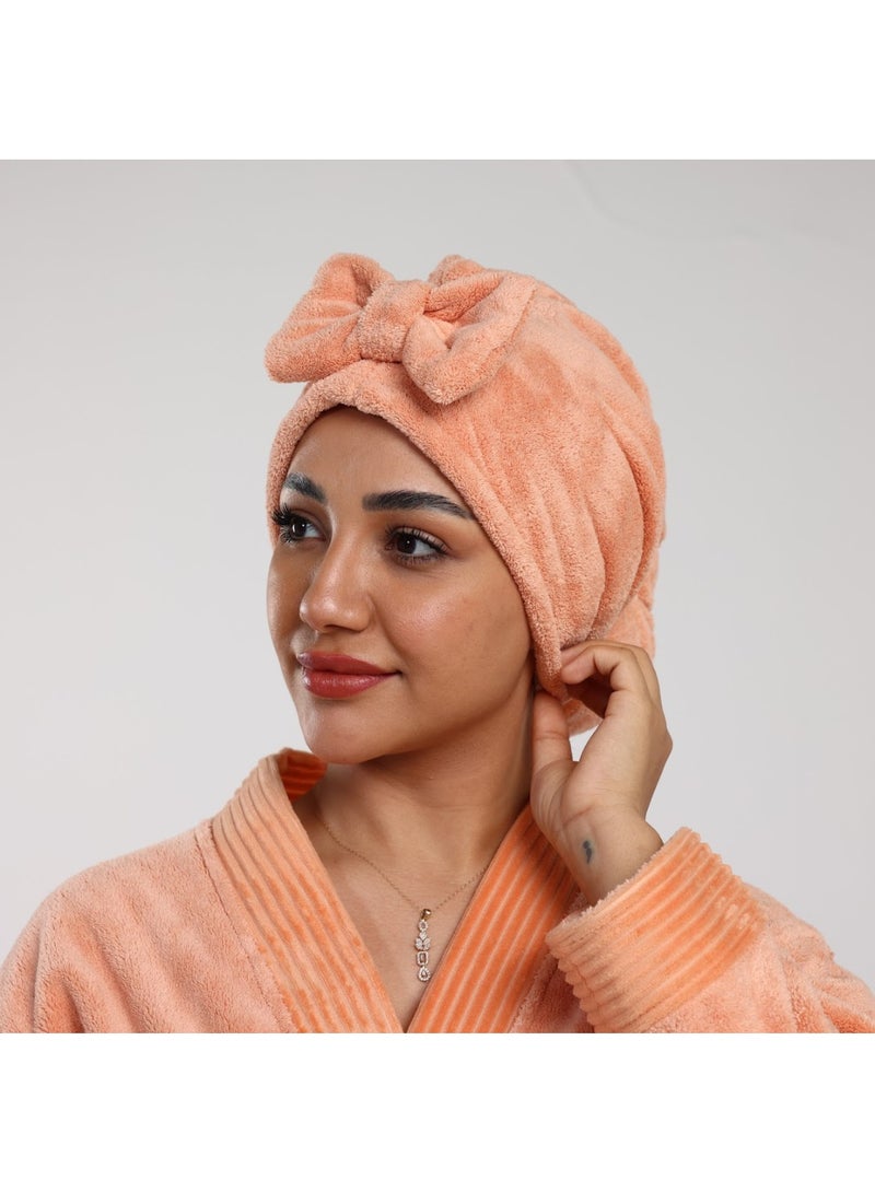 Relef Quick Dry Hair Towel 25×75 cm Ultra Absorbent Hair Wrap - Image 2