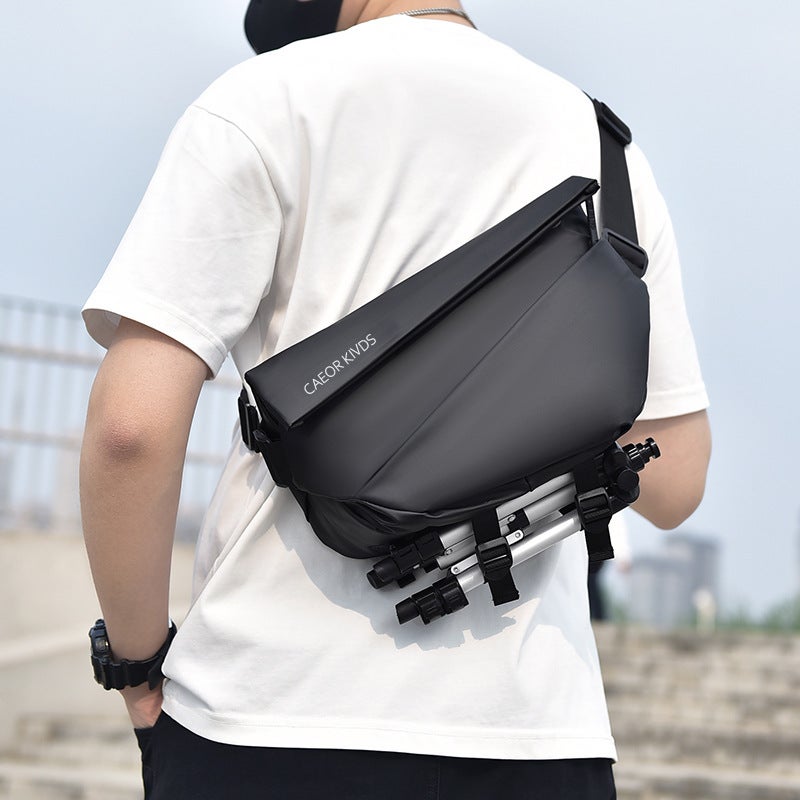 Casual Men'S Chest Bag Travel Shoulder Crossbody Bag Multifunctional Trendy Brand Crossbody Bag Small Bag Trendy Messenger Bag Men'S Bag - Image 4