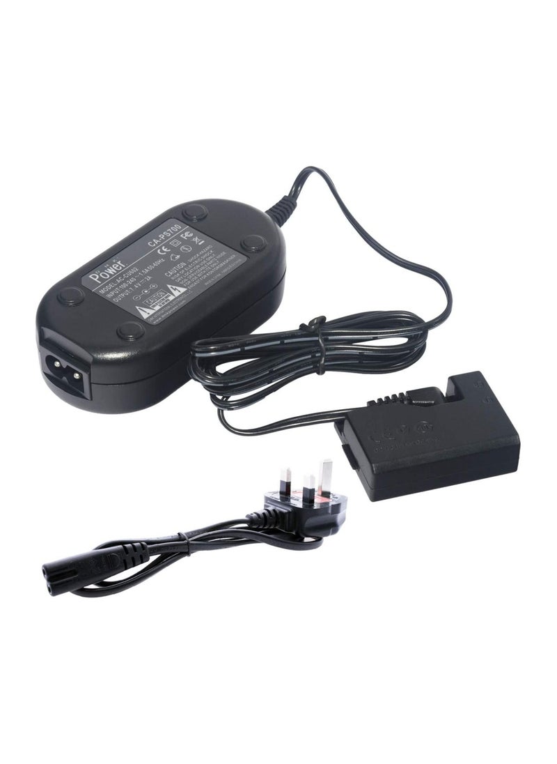 DMK Power - ACK E10 AC Power Adapter DR E10 DC Coupler Charger Complete kit Replacement for LP E10 Compatible with EOS Rebel T3 T5 T6 T7 T100 K X50 X70 EOS 1100D 1200D 1300D 1500D 2000D 4000D - Image 1