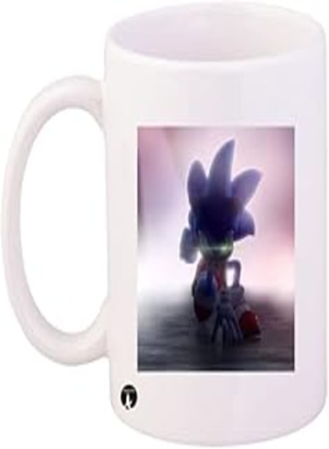 RYN PRINTED Design/Sonic/Mug White Blue Pink Standard Size