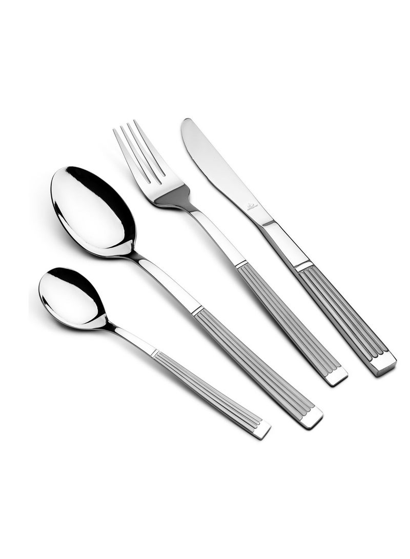 Arshia Cutlery Set 86pcs Silver - Image 1